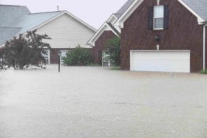 Hochwasserschutz für Garage