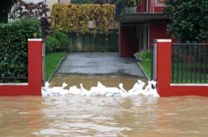 Hochwasserschutz für das Garagentor