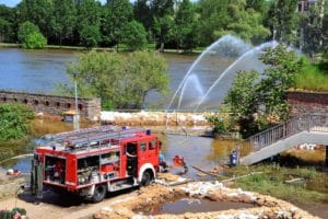 Hochwasser im Keller - Feuerwehreinsatz